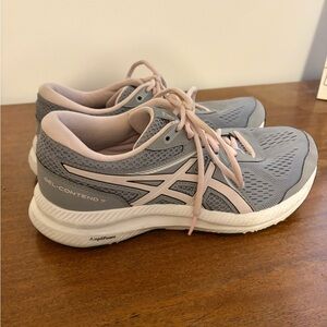 ASICS Women's Gel-Contend 7 - Gray with Pink Accents